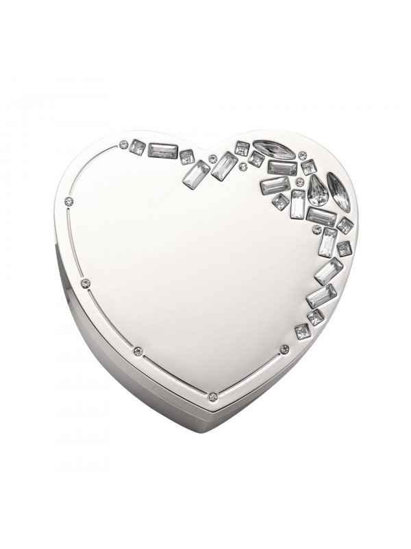 Кутия за бижута Sophia Classic Crystal Cluster Heart